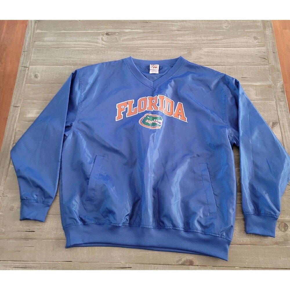 Florida Gators Windbreaker Men's‎ XL Red Oak Sportswear Orange & Blue UF College